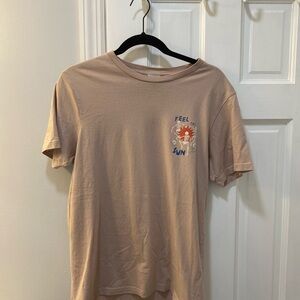 Skeleton “Feel the Sun” Graphic T-Shirt - Tan (CottonOn)